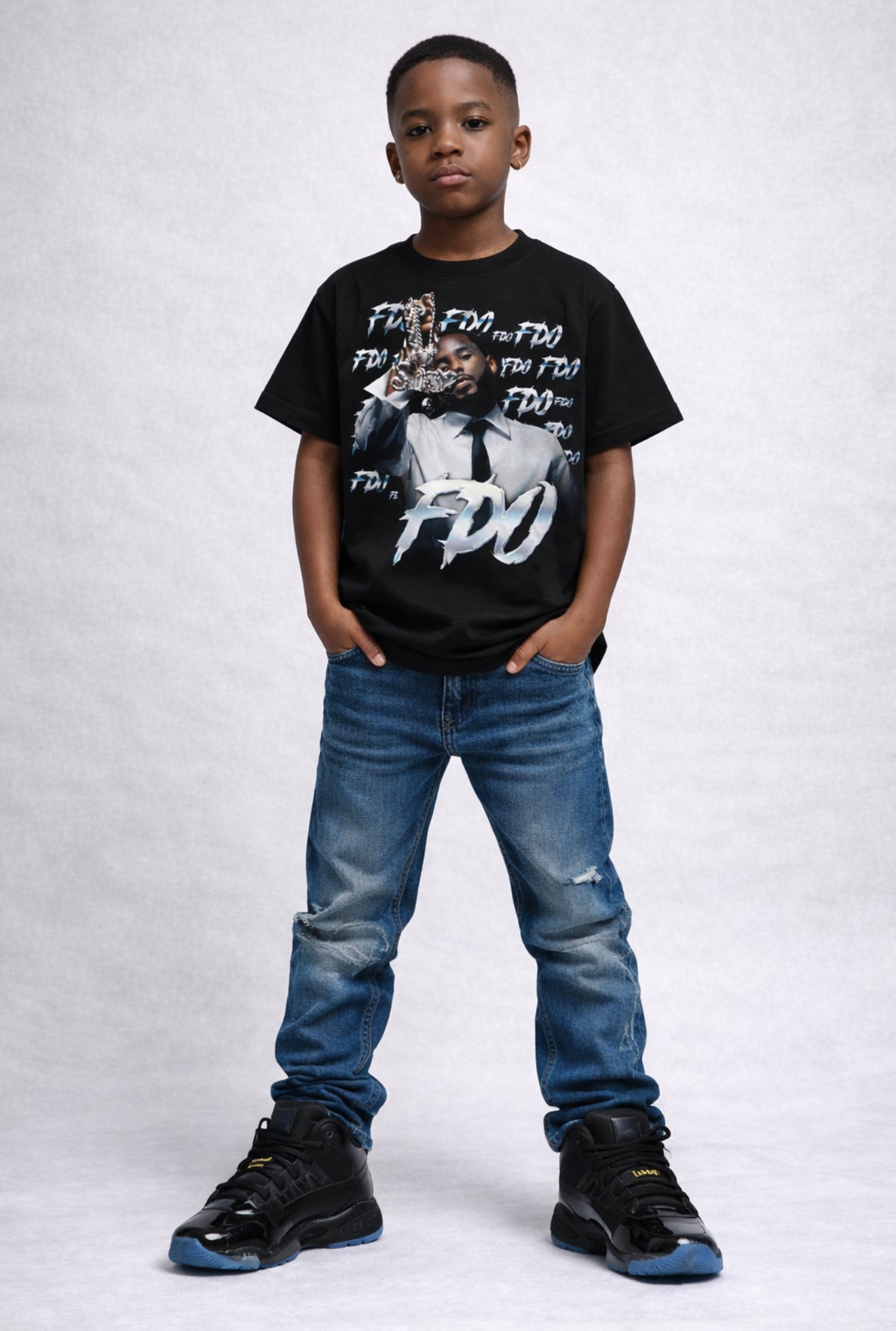 Black FDO Shirt Kids
